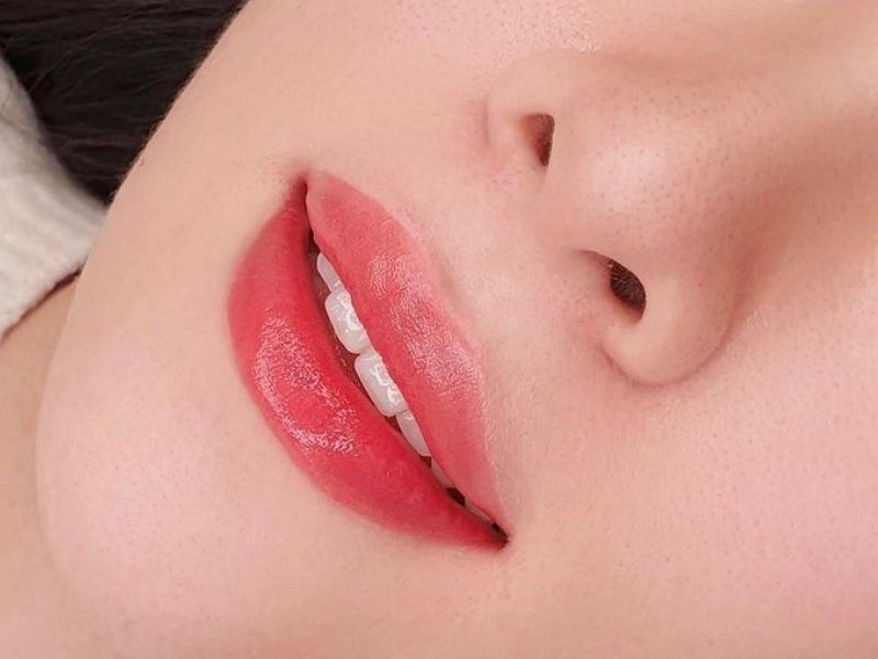 Phun môi thành công giúp chị em sở hữu sắc môi đẹp ưng ý