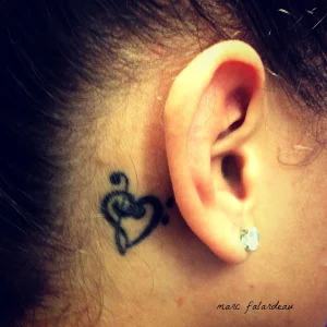 Diamond Lips Tattoo