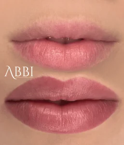 lip blush retouching second session