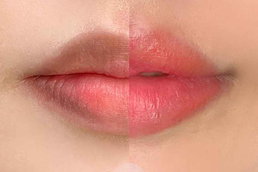 Sau phun môi cần thời gian để môi lên màu ổn định