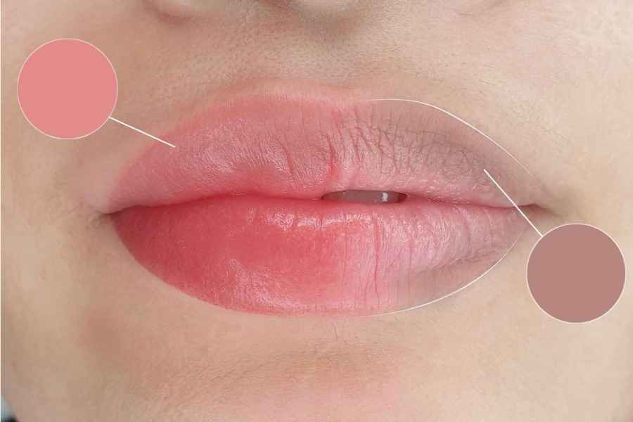 Hiệu quả sắc môi hồng hào tự nhiên sau liệu trình khử thâm môi chất lượng cao