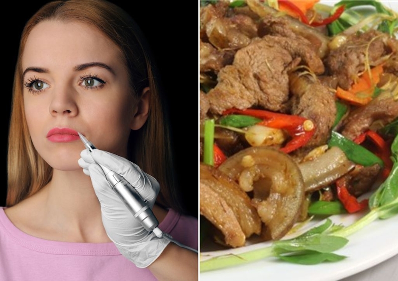 Bờ môi căng mọng, đều màu và không biến chứng sẹo nhờ chế độ ăn uống khoa học sau xăm